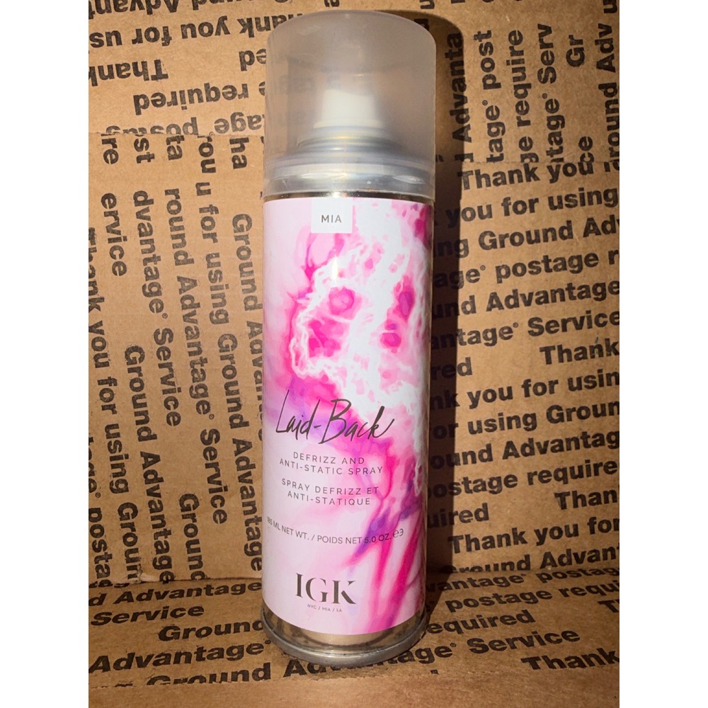 IGK Laid Back Defrizz and Anti Static‎ Spray Mia hair care